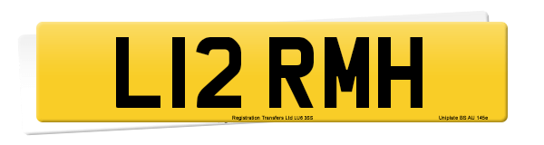 Registration number L12 RMH